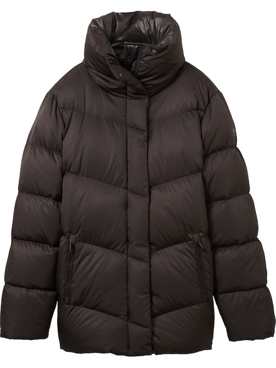 Scurtă Jachetă de femei Puffer Black.