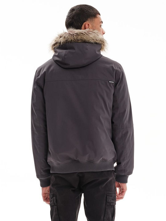 Emerson Herren Winter Jacke Lässig Dark Grey