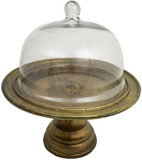 Karni Cake Stand Transparent 40x40x38cm