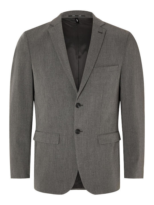 Selected Men's Suit Jacket Grey