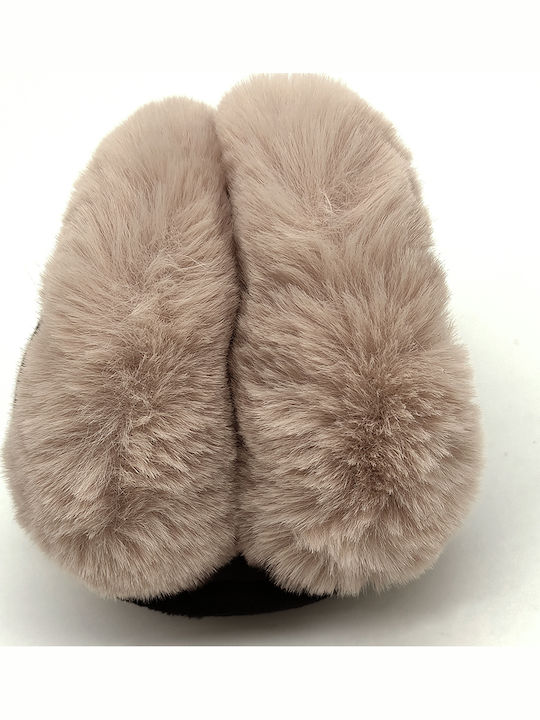 Γυναικείο Earmuff Πλεκτό σε Μπεζ χρώμα
