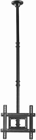 Gembird CM-70ST-01 Βάση Τηλεόρασης Οροφής έως 70" και 50kg Μαύρο