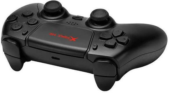 Xtrike Me GP-51 Ασύρματο Gamepad για Android / PC / PS4 / iOS Μαύρο
