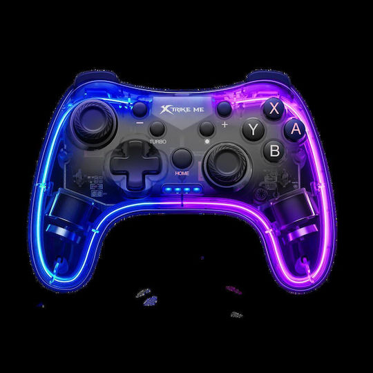 Xtrike Me GP-52 Wireless Gamepad for Android / PC / PS4 / iOS Transparent
