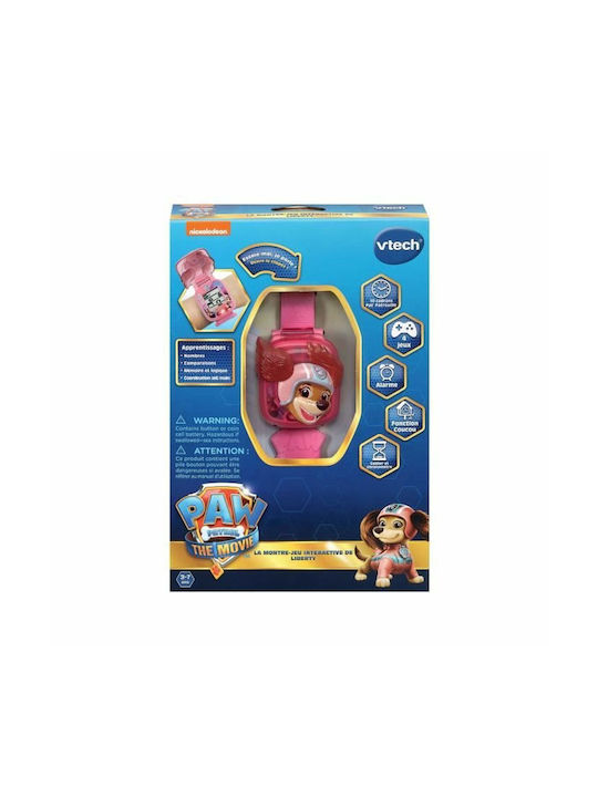 Vtech Ceas digital pentru copii cu curea din cauciuc/plastic Roz