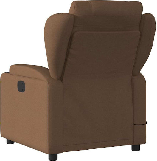 Relaxsessel Friseurwaschbecken mit Fußhocker Coffee 77x94.5x100cm