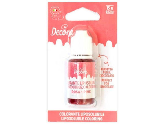 Decora Χρώμα Ζαχαροπλαστικής Κόκκινο 15gr