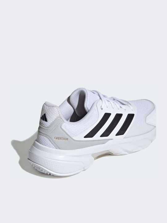 adidas Courtjam Control 3 Men's Tennis Shoes for All Courts White