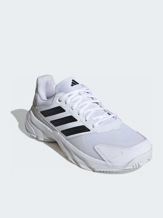 adidas Courtjam Control 3 Men's Tennis Shoes for All Courts White