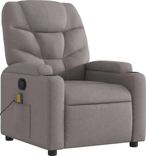 Relax Armchair Massage with Footstool Tapestry 74x89x100cm