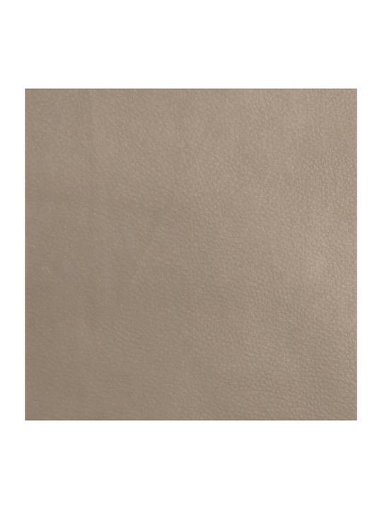 Relaxsessel mit Fußhocker aus Kunstleder Cappuccino 74x89x100cm