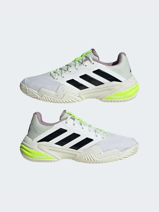 Adidas Barricade 13 Women's Tennis Shoes for All Courts White