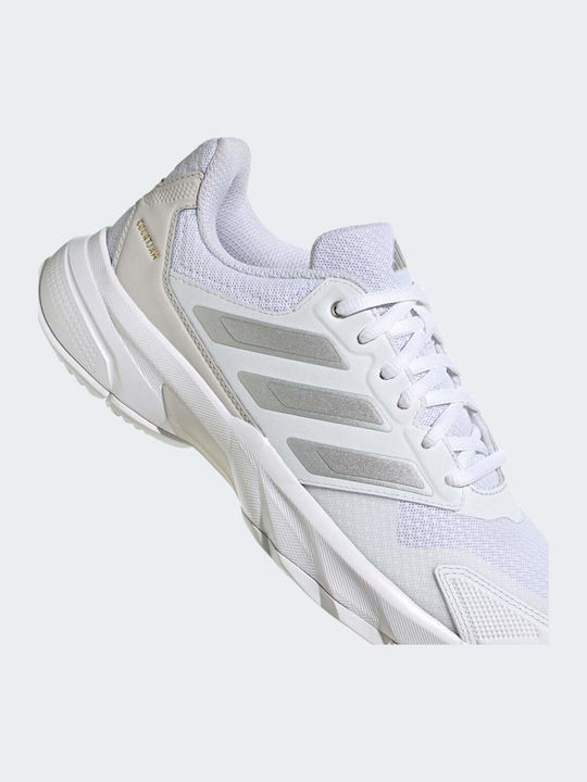adidas Courtjam Control 3 Women's Tennis Shoes for All Courts White