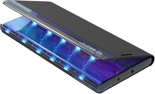 Sleep Back Cover Plastic / Tempered Glass / Silicone / Synthetic Leather Blue (Galaxy A53)