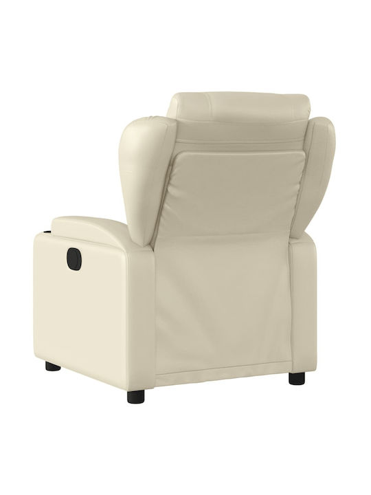 Фотьойл Relax С поставка за крака Крем 77x94.5x100см