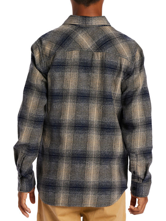 Kids Checked Shirt Long Sleeve XBSC/DRESS BLUE/PLAZA TOUPE PLAID 'marshal'