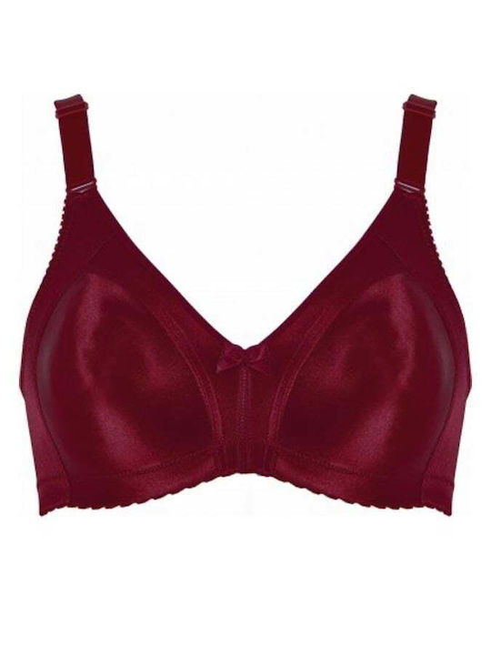 Naturana Minimizer Minimizer Bra without Underwire Burgundy