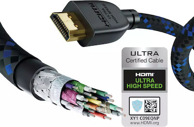 Inakustik Cable HDMI male - HDMI male 5m Μαύρο