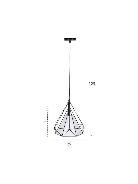 Freebox Pendul de tavan Single-Light Black