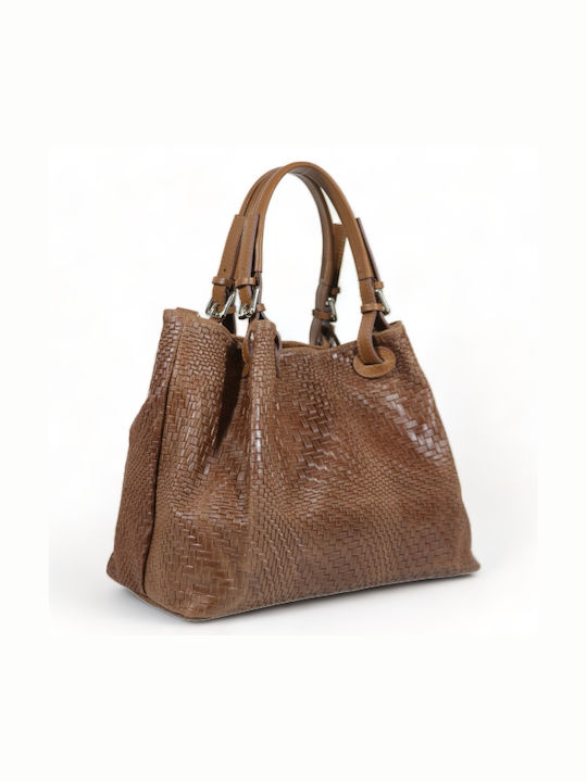 Passaggio Leather Leather Women's Bag Tote Handheld Brown