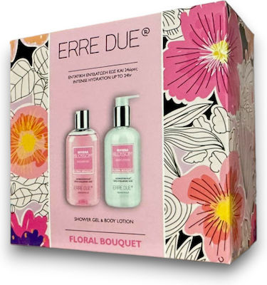 Erre Due Skin Care Set for Cleaning Body Cleaning with Bubble Bath