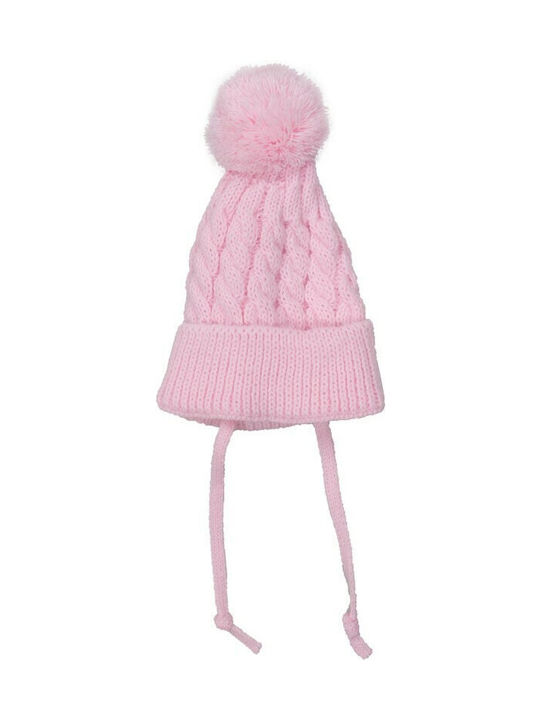 Recos Kids Beanie Knitted Ecru for Newborn