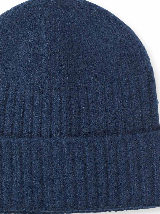 Σετ Παιδικό Σκουφάκι με Κασκόλ Πλεκτό Navy Μπλε