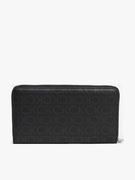 Calvin Klein Must Голяма Дамско Портмоне Класически с RFID Черен