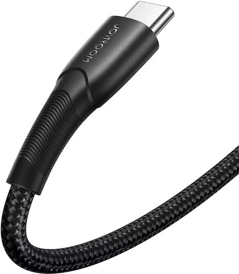 Joyroom Starry Series Geflochtenes USB 2.0 Kabel USB-C männlich - USB-C 60W PD Schwarz 1m SA32-CC3