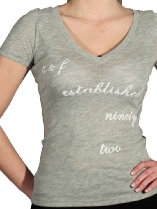 Women's Blouse Short Sleeve Gray