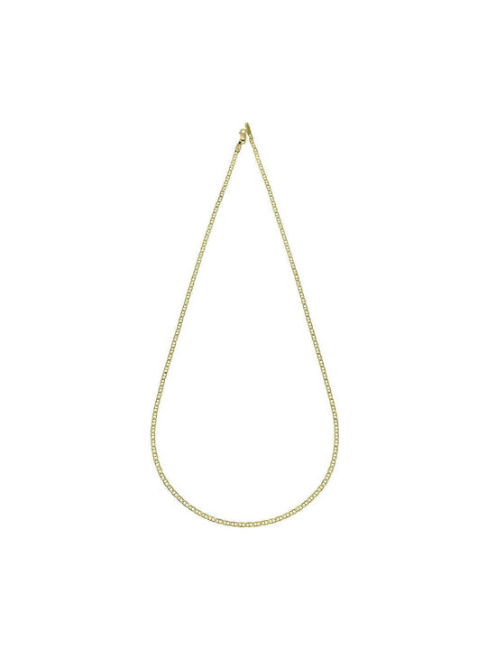 Korifidis Goldene Kette Nacken 14K Länge 50cm