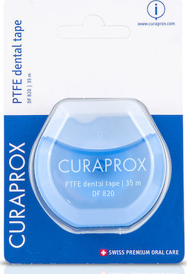 Curaprox DF 820 Dental Floss with Mint Flavour Green 35m