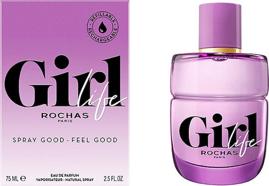 Rochas Girl Life Eau de Parfum Refillable 75ml