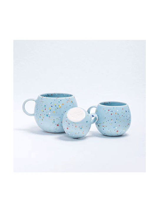 Egg Back Home Becher Keramik Blau 250ml