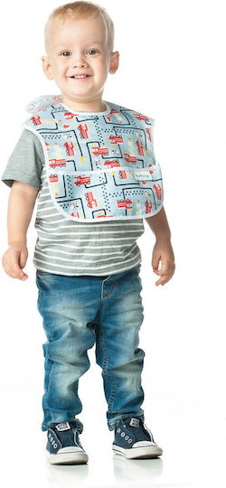 Bumkins Waterproof Bib Plastic with Hoop & Loop Fastener & Pocket Multicolored for 6 m+