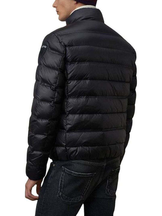 Blauer Herren Winter Jacke Lässig BLAUER GIUBBINI CORTI IMBOTTITO PIUMA ''''''