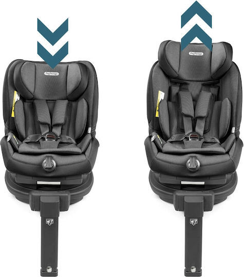 Peg Perego Viaggio Twist Καθισματάκι Αυτοκινήτου i-Size Crystal Black