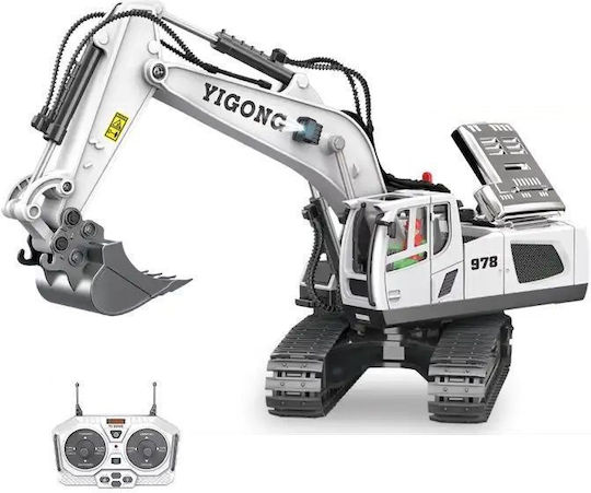 Ferngesteuerter Excavator Weiß