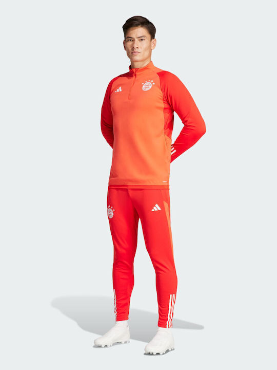 Bayern Tiro 23 Training Pants Fußball Jogginghose mit Gummizug Rot