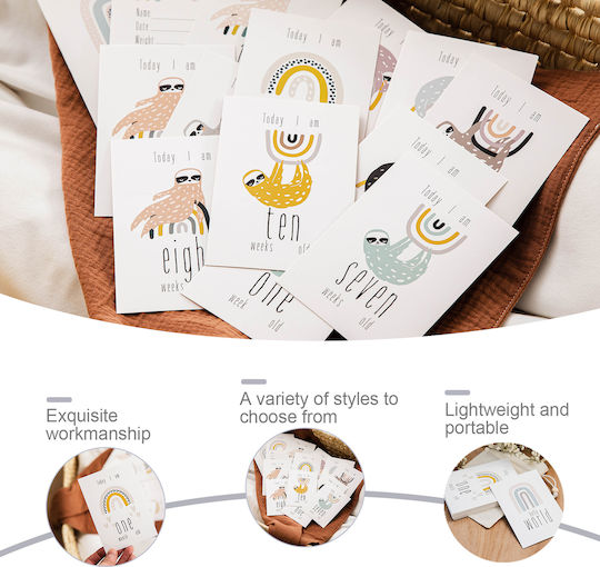 Queen Mother Σετ Δώρου για Μωρά Milestone Cards