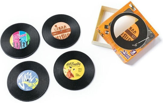 Gadget Master Στρογγυλό Σουβέρ Πλαστικό Πολύχρωμο 11cm 4τμχ Gadget Master Στρογγυλό Σουβέρ Πλαστικό Πολύχρωμο 11cm 4τμχ