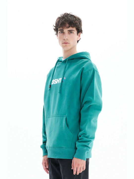 Basehit Men's Sweatshirt with Hood GREEN