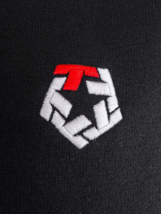 Φούτερ με Κουκούλα Black