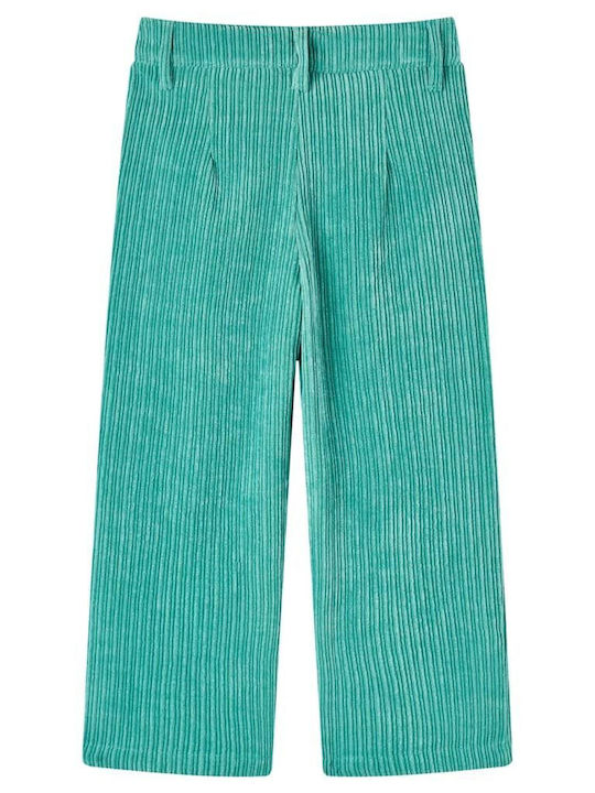 vidaXL Kids Corduroy Trousers Green