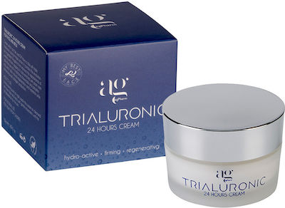 Ag Pharm Trialuronic 24hours Cream Skin Care Set for Αnti-ageing & Moisturizing with Face Cream