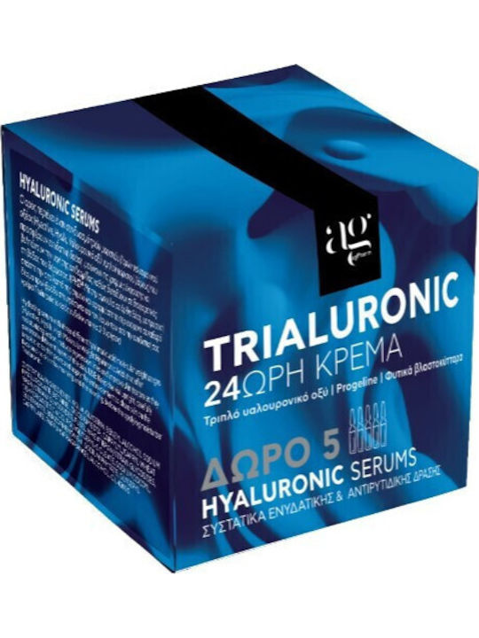 Ag Pharm Trialuronic 24hours Cream Hautpflegeset für Anti-Aging & Feuchtigkeitsspendend