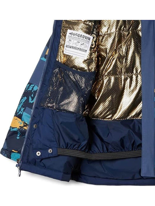 Mighty Mogul II Waterproof Kids Casual Coat with Hood Geoglacial/Dark Mountain