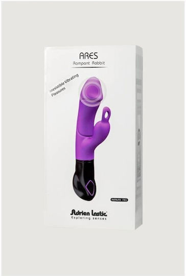 Adrien Lastic Ares 2.0 Vibrator Kaninchen 20cm Purple