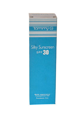 TommyG Silky Sunscreen Sunscreen Gel Face SPF30 50ml