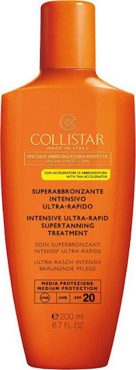 Collistar Special Perfect Tan Αντηλιακή Λοσιόν Σώματος SPF20 200ml